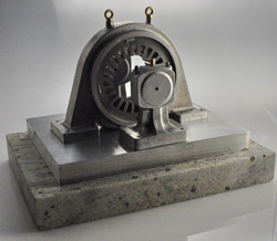 Gussteile des Generators