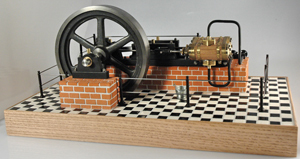 liegende Dampfmaschine